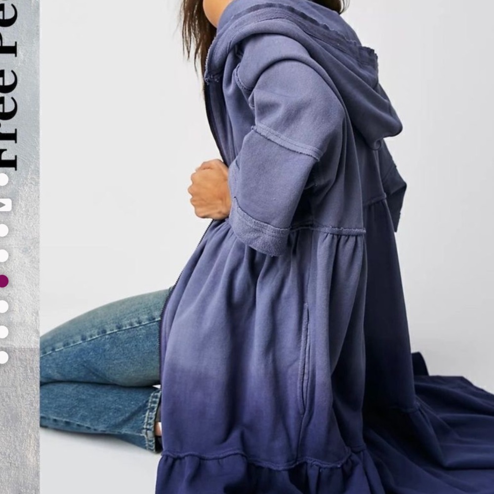 Free People Women's Blue Top